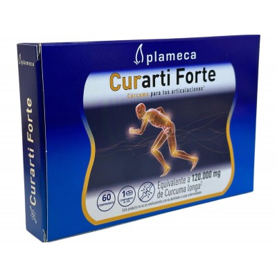 Curarti FORTE 60 comprimidos de Plameca Plameca PLA-84622 Suplementos Naturales acción Analgesica, Antiinflamatoria, malestar...