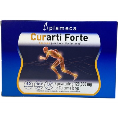 Curarti FORTE 60 comprimidos de Plameca Plameca PLA-84622 Suplementos Naturales acción Analgesica, Antiinflamatoria, malestar...