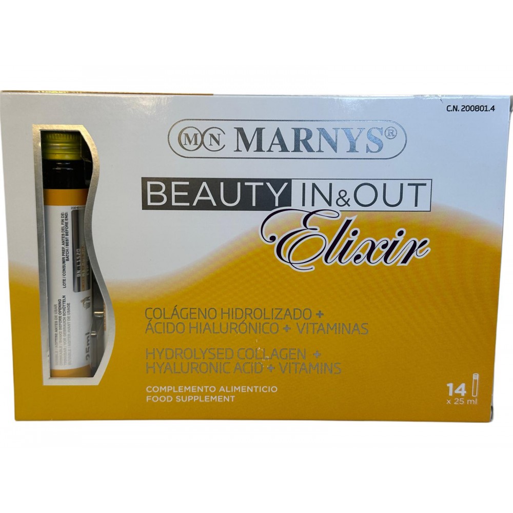 Beauty Elixir In & Out 14 Viales de Marnys Marnys MNV449 Nutricosmética salud.bio