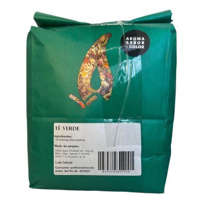 Té Verde Entero 1Kg de Plameca Plameca PLA-084229 Plantas Medicinales salud.bio