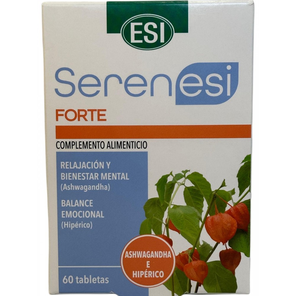 SERENESI FORTE (60 TABLETAS) de ESI ESI 03010410 Estados emocionales, ansiedad, estrés, depresión, relax salud.bio