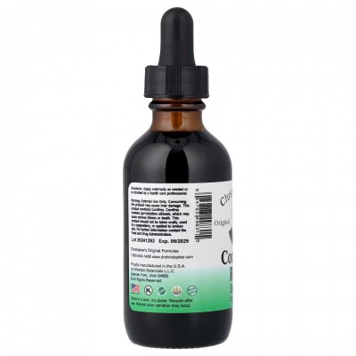 Extracto de raíz de consuelda 59 ml de Christopher's Original Formulas  CRO-49831 PLANTAS EN GOTAS, TINTURAS salud.bio