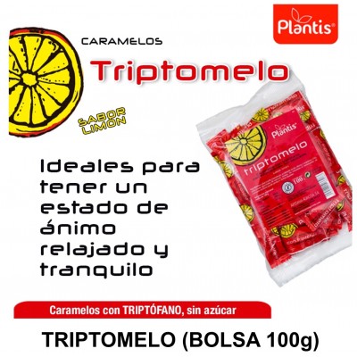 Caramelo Triptomelo sin azúcar de Plantis Artesania Agrícola 8435041033083 Estados emocionales, ansiedad, estrés, depresión, ...