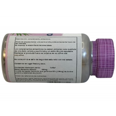 Saw Palmetto (Berry Extract 160mg) 60 Perlas de Solaray SOLARAY SOLA-03782 Sénior y Tercera Edad salud.bio