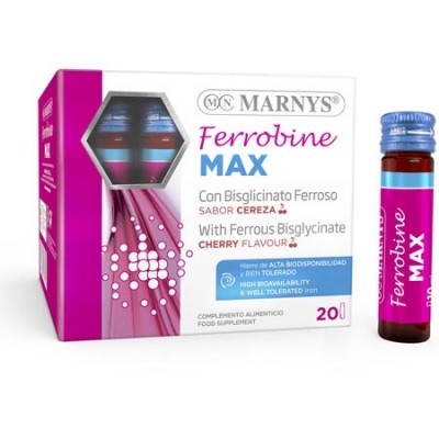 Ferrobine MAX 20 viales 10ml de Marnys Marnys MNV426 Minerales salud.bio