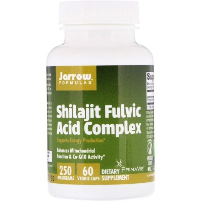 Complejo de ácido fúlvico de Shilajit, 250 mg, 60 cápsulas de Jarrow Formulas Jarrow Formula JRW-29060 Suplementos Deportivos...