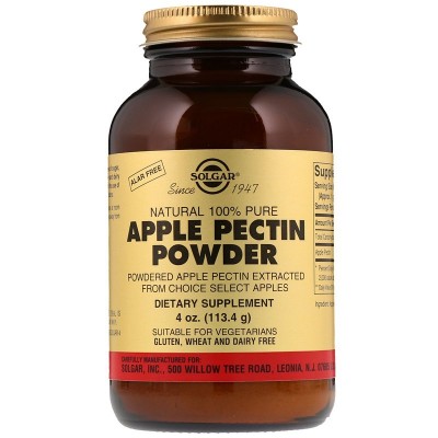 Pectina de Manzana en Polvo, 4 oz (113.4 g) de Solgar SOLGAR SOL-00120 Ayudas aparato Digestivo salud.bio