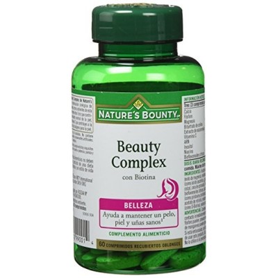 Beauty Complex con Biotina 60 Comprimidos Nature's Bounty NATURE´S BOUNTY 03598 Nutricosmética salud.bio