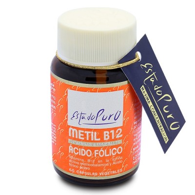 METIL B12 ÁCIDO FÓLICO 60 cápsulas ESTADO PURO de Tongil Tongil M46 Vitamina B salud.bio
