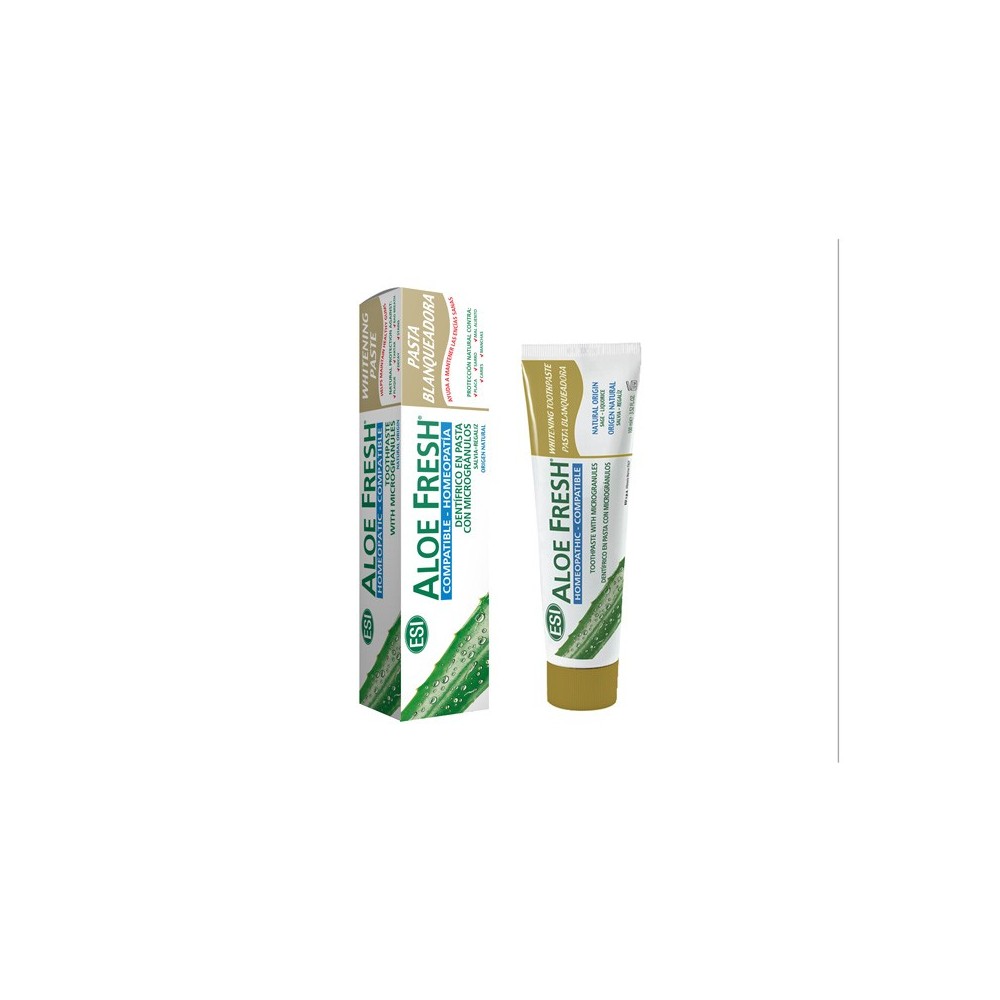 ALOE FRESH Retard Blanqueador de ESI ESI LABORATORIOS 43010101 Dentrificos , Pasta de Dientes salud.bio