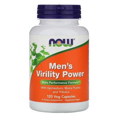 Men's Virility Power, 120 cápsulas vegetales de Now Foods NOW Foods  Libido hombre y mujer salud.bio