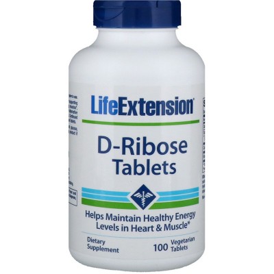 D-Ribose Nicotinamide Riboside 1020mg, 100 comp. de Life Extension Life Extension LEX-14733 Patologías e indicaciones salud.bio