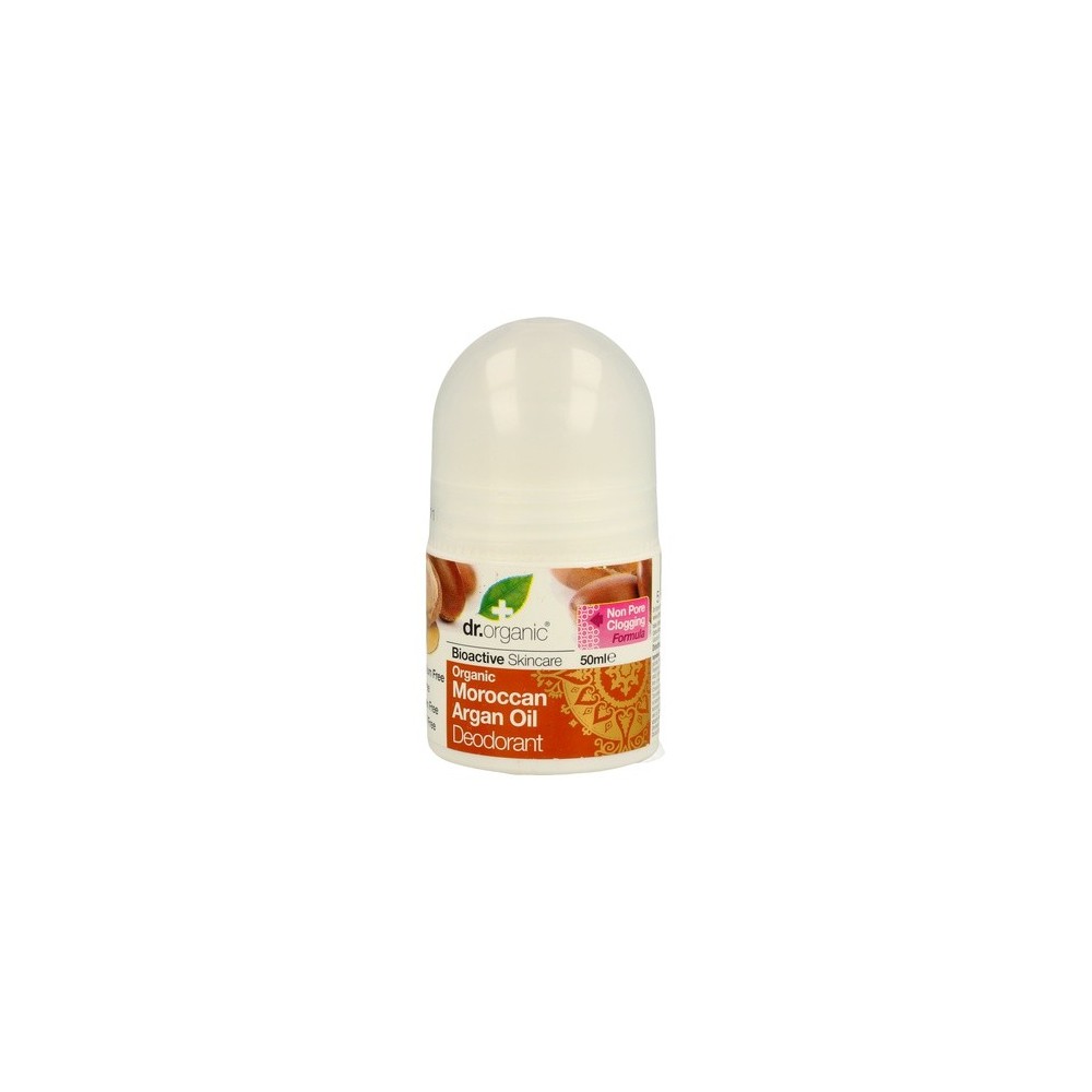 Desodorante de Aceite de Argan Marroqui Organico 50ml Dr Organic Doctor Organic DR00376 Cuidado externo e higiene salud.bio