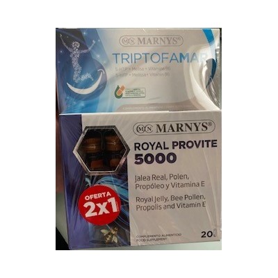 Pack ROYAL Provite 5000 + TRIPTOFAMAR de Marnys Marnys PACKMNV Complementos Alimenticios (Suplementos nutricionales) salud.bio