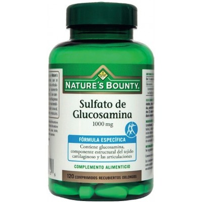 Sulfato de Glucosamina (120 Comprimidos) 1000mg de Nature's Bounty NATURE´S BOUNTY 03652 Inicio salud.bio