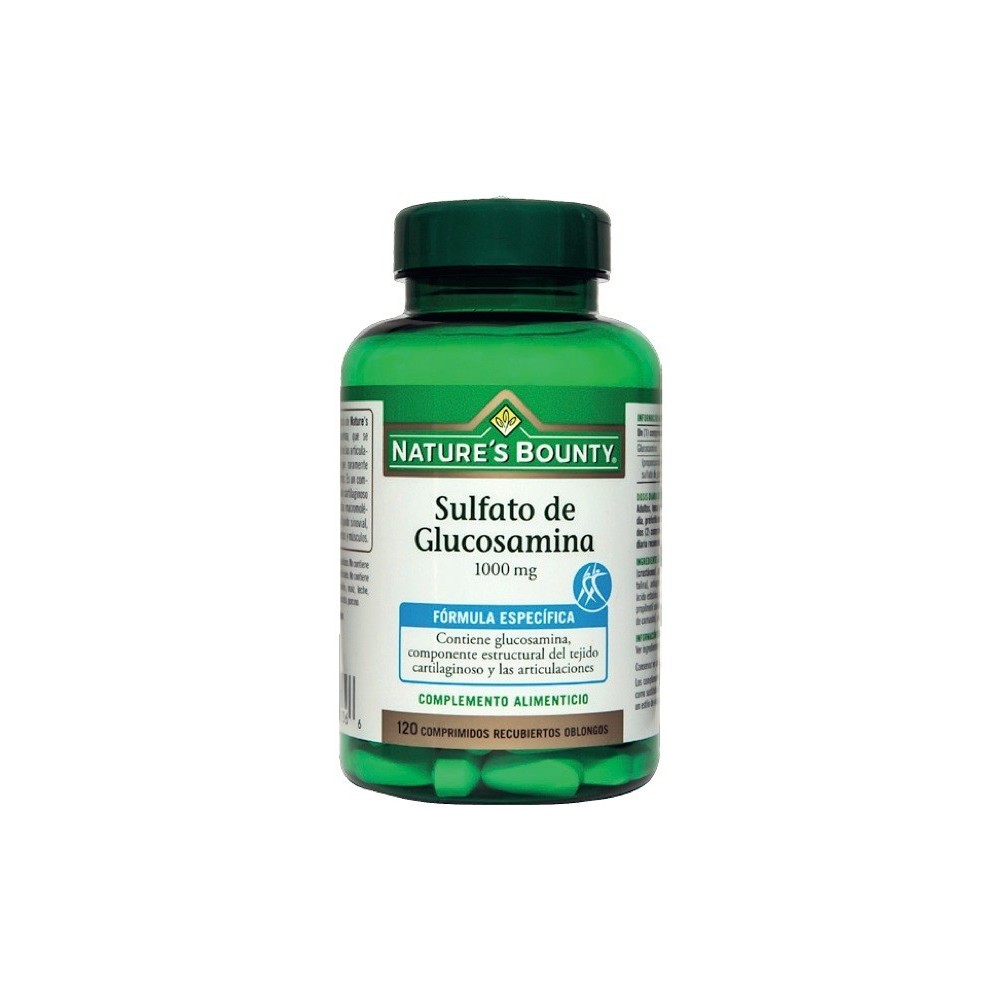 Sulfato de Glucosamina (120 Comprimidos) 1000mg de Nature's Bounty NATURE´S BOUNTY 03652 Inicio salud.bio