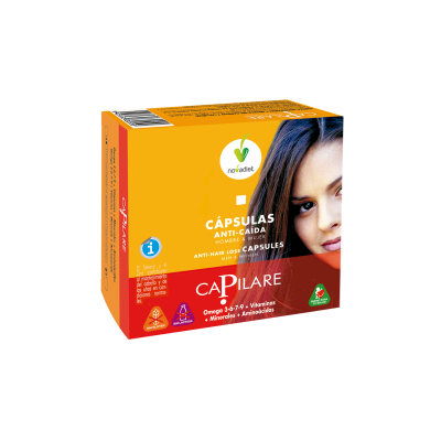 Capilare Anti-caida (Piel, Cabello, Uñas) 60 cápsulas de novadiet Novadiet 83055 Piel, Cabello y Uñas, Complementos y Vitamin...