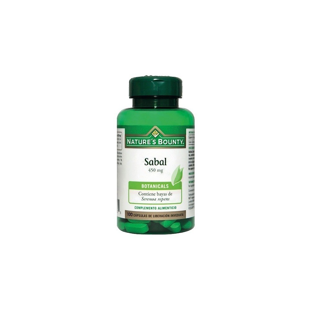 Sabal 450 mg. (100 Cápsulas) de Nature's Bounty Nature'S Bounty 03548 Inicio salud.bio