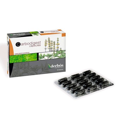 Carbodigest 30 cápsulas de derbós Derbós 099 Ayudas aparato Digestivo salud.bio