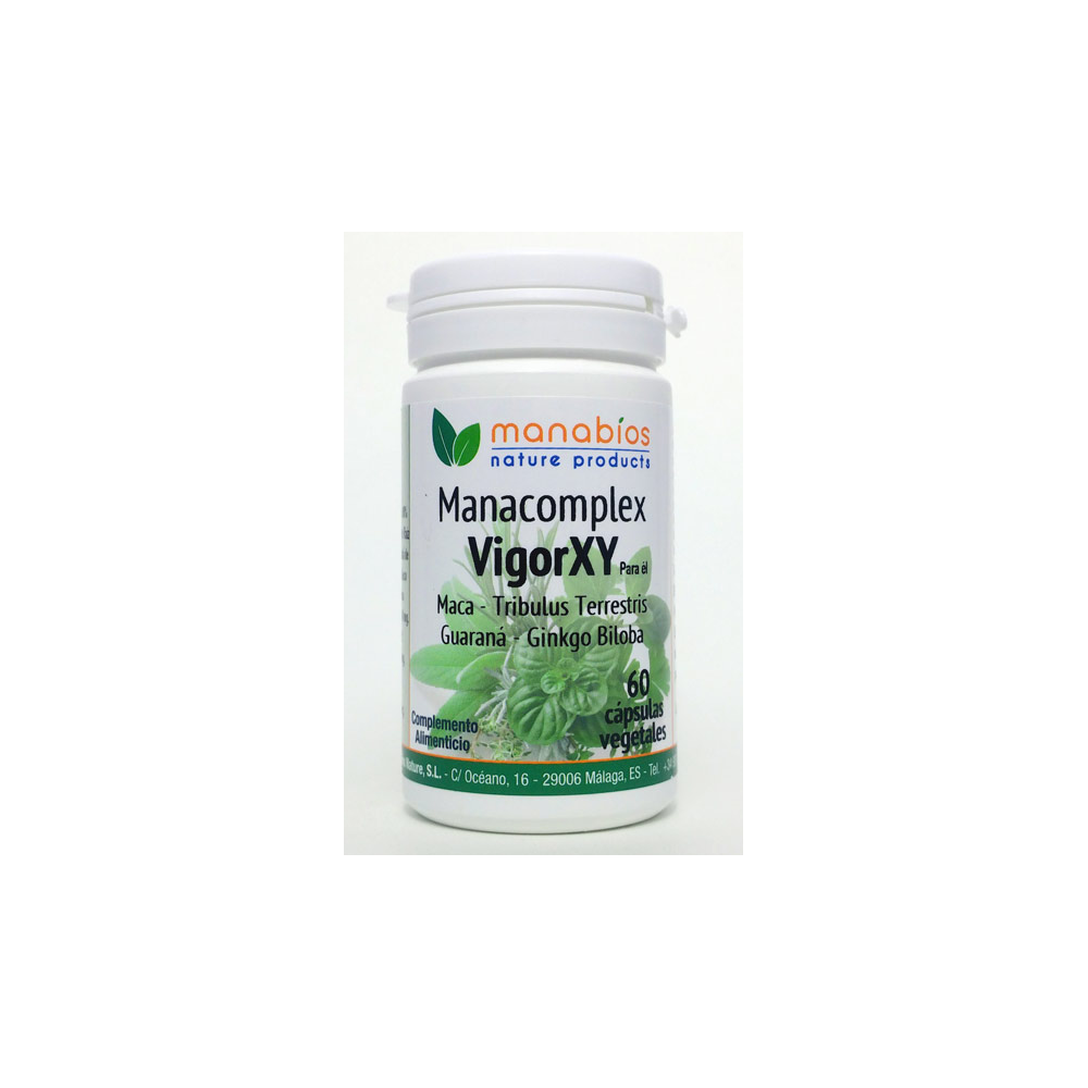 ManaComplex Vigor XY (para él) 60 cápsulas vegetales de MANABIOS Manabios 111913 Salud Sexual y Fertilidad salud.bio