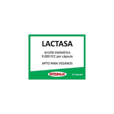 Lactasa Acción enzimatica 9000 FCC de Integralia INTEGRALIA 8436000545708 Ayudas aparato Digestivo salud.bio