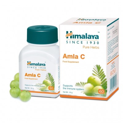 Amla C (amalaki) 60 comprimidos de Himalaya Himalaya X00116OEJXV Sistema inmunitario salud.bio
