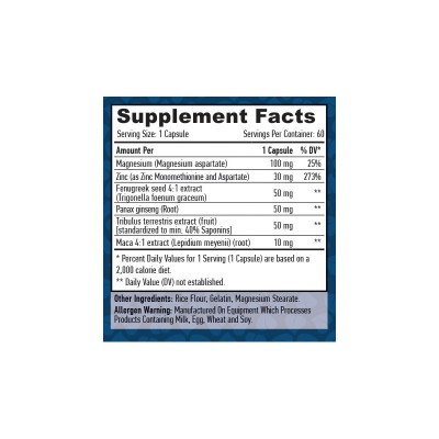 Potenciador de Testosterona 60 Caps. (testosterone Booster) de Haya Labs Haya Labs LLC 25260 Articulaciones, Huesos, Tendones...