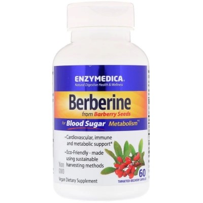 Berberine (Barberry) en 60 cápsulas de Enzymedica Enzymedica ENZ-10083 Ayuda Glucemia y Diabetes salud.bio