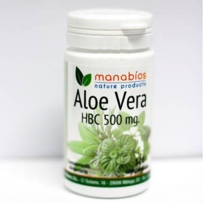 Aloe Vera en capsulas de 500 mg de Manabios Manabios  Laxantes salud.bio