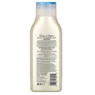 Pure Natural Shampoo, restaurador de Biotina, 16 fl oz (473 ml) de Jason Natural JASÖN JAS-07005 Jabones y Geles Naturales sa...