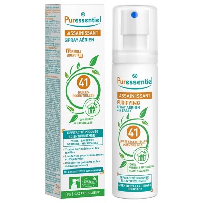 Spray Purificante con 41 Aceites Esenciales de Puressentiel  Puressentiel Laboratorios  1432 Aromaterápia salud.bio