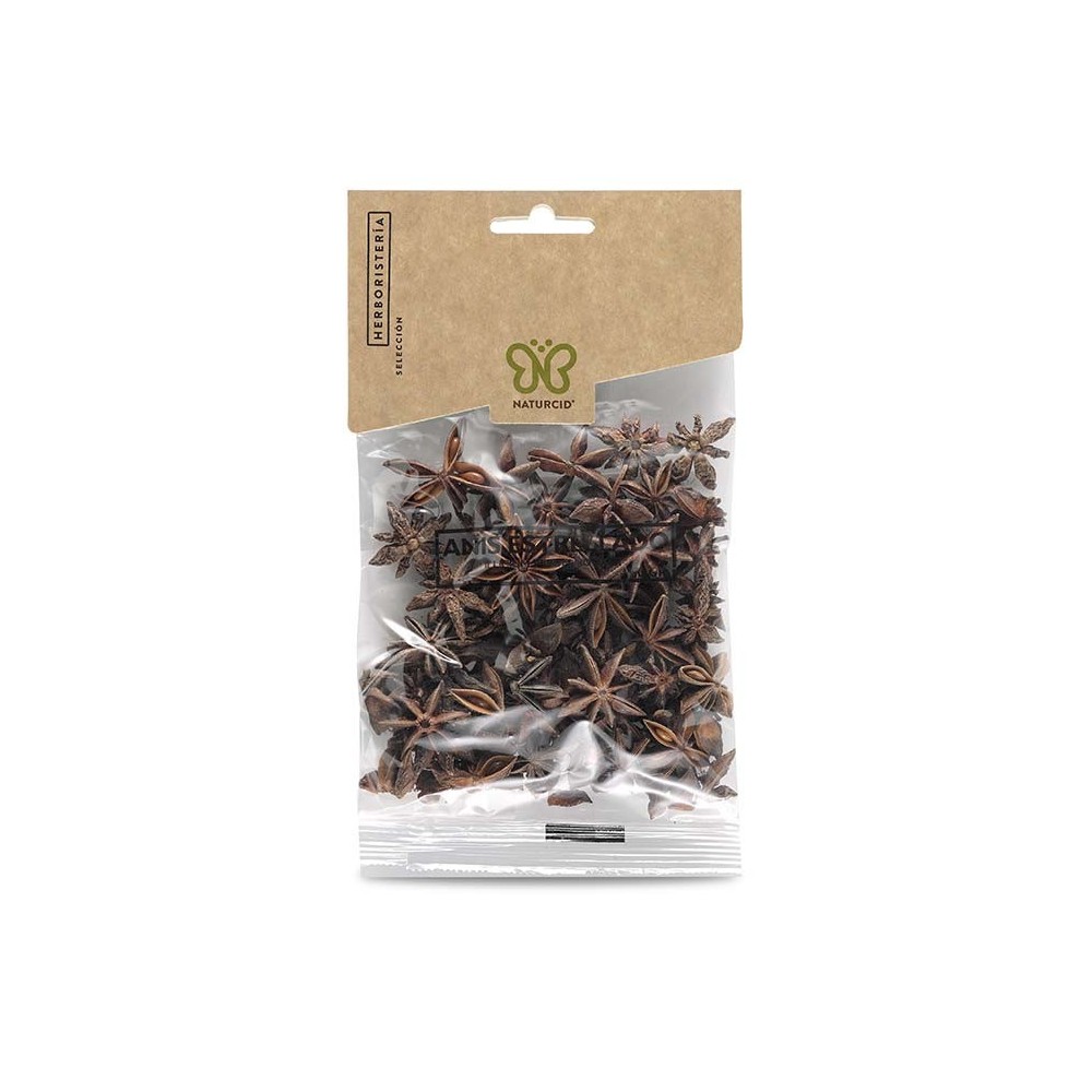 Anis Estrellado (illicium verum) 50g de Naturcid Naturcid S.L. 14150 Plantas Medicinales salud.bio