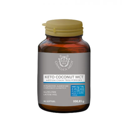 Keto Coconut MCT (Trigliceridos enlace medio) de Gianluca Mech GIANLUCA MECH GFI90C02000 Suplementos Deportivos (Complementos...