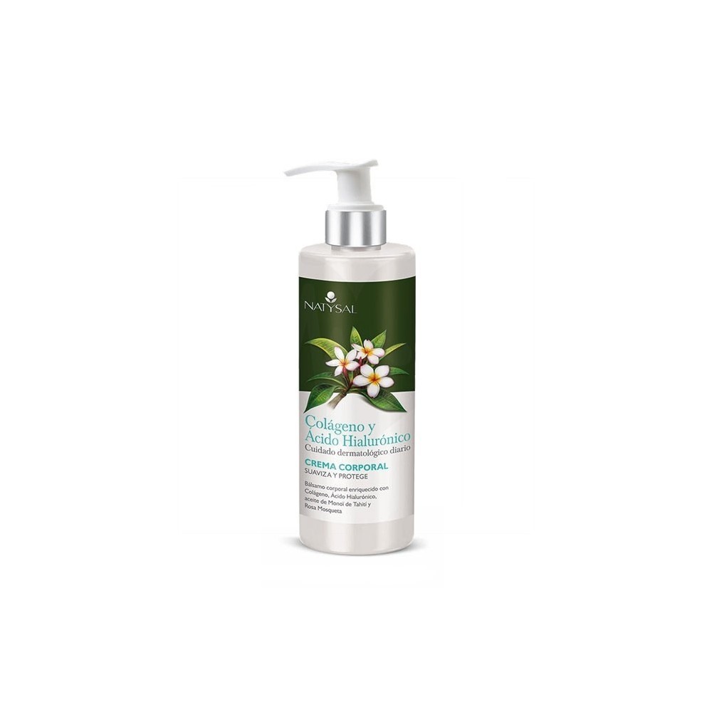 Crema locion corporal Colágeno y ácido hialurónico 300 ml de Natysal Natysal 13519 Cosmética Natural salud.bio
