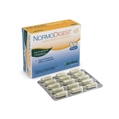 Normodigest 45 cápsulas de derbós Derbós DER-15126 Ayudas aparato Digestivo salud.bio