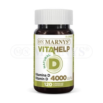 Vitamina D 120 perlas 4000 iU (100pg) Línea VITAHELP de Marnys Marnys MN806 Antioxidantes salud.bio