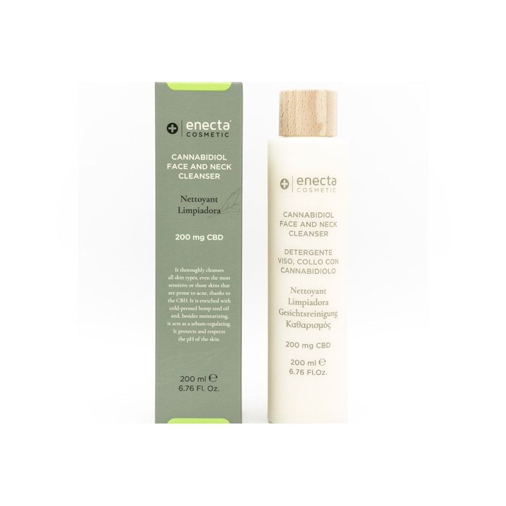 Gel Limpiador Facial con CBD (200 mg) de enecta enecta 1006 Cosmética Natural salud.bio
