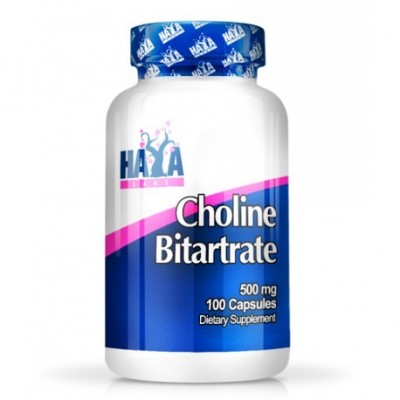Colina Bitartrato (Choline) 500mg - 100 Caps. de Haya labs Haya Labs 15663 Vitamina B salud.bio