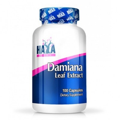Hojas de Damiana - 100 Caps de Haya labs Haya Labs 20804 Libido hombre y mujer salud.bio