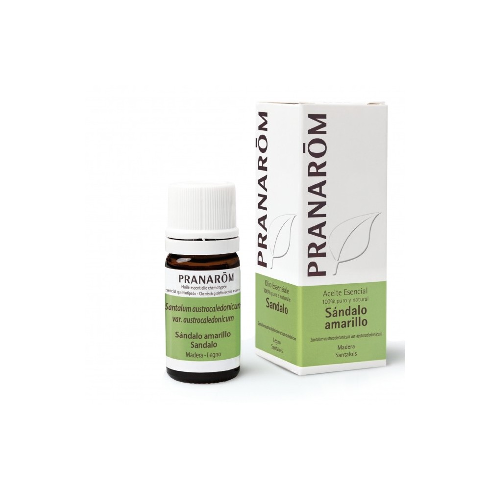 Sándalo Amarillo 5ml Aceite Esencial Natural Quimiotipado de Pranarôm Pranarom 225439 Acéites esenciales salud.bio