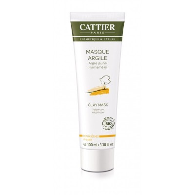 CATTIER Mascarilla Arcilla Amarilla (p.seca) 100ml Cattier CAT059 Cosmética Natural salud.bio