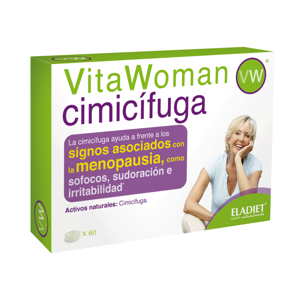 VitaWoman CIMICÍFUGA 60 comp. de Eladiet Eladiet PA.WOM.CIM.12 Menopausia salud.bio