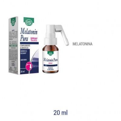 Melatonin pura (Melatonina) Spray 1 mg (20ml) de ESI ESI 19011020 insomnio y descanso salud.bio