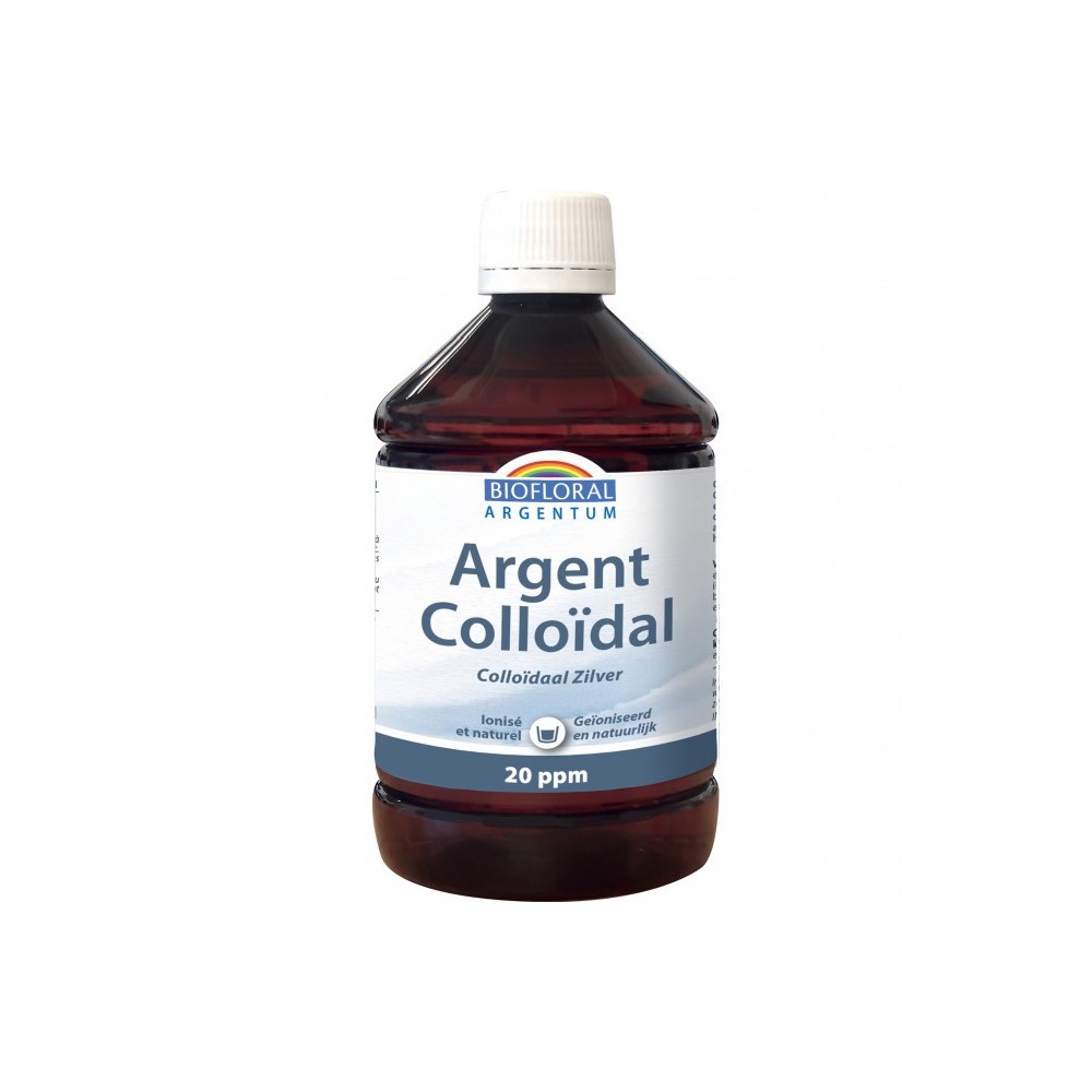Colloidal silver 20 PPM natural (Plata Coloidal) de Biofloral Biofloral BF041060 Oligoelementos salud.bio