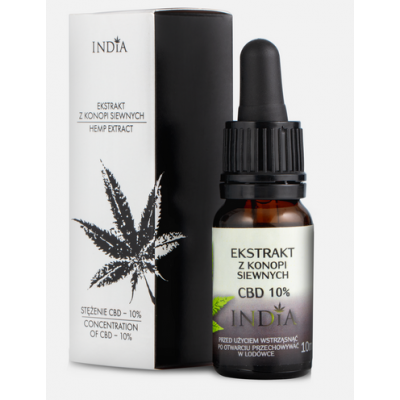 Extracto de CBD 10% 10ml de India lab India Cosmetec and food 5903707352050 Plantas Medicinales salud.bio