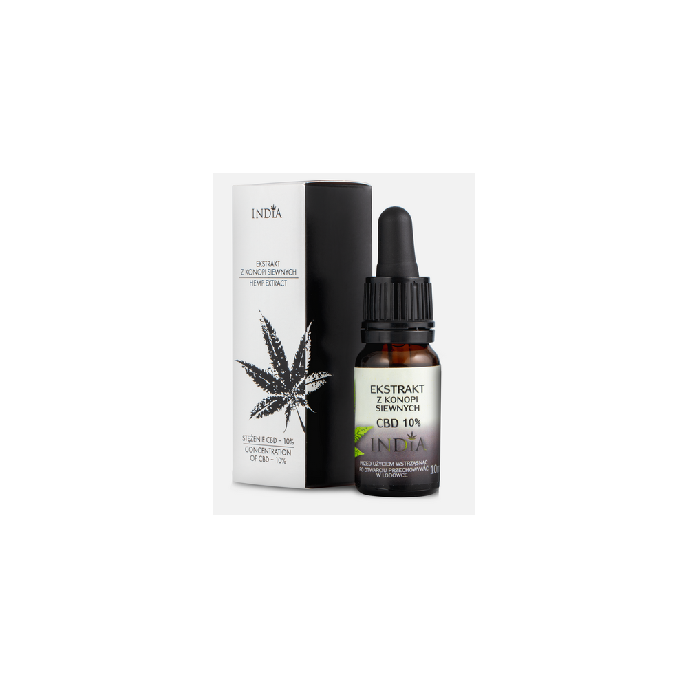 Extracto de CBD 10% 10ml de India lab India Cosmetec and food 5903707352050 Plantas Medicinales salud.bio