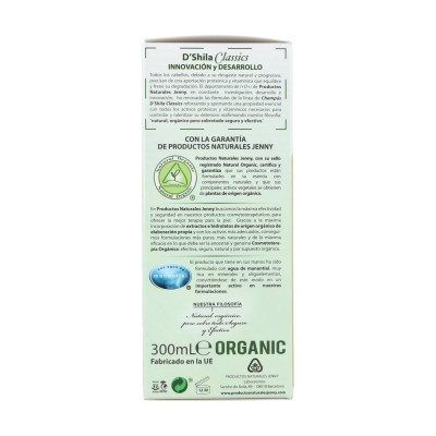 Champú Proteico de Levadura de Cerveza 300ml de D´Shila D´Shila 5011140300 Cosmética Natural salud.bio