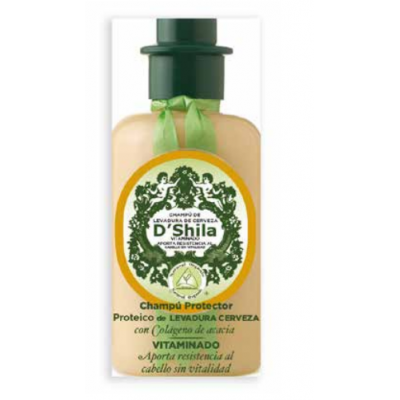 Champú Proteico de Levadura de Cerveza 300ml de D´Shila D´Shila 5011140300 Cosmética Natural salud.bio