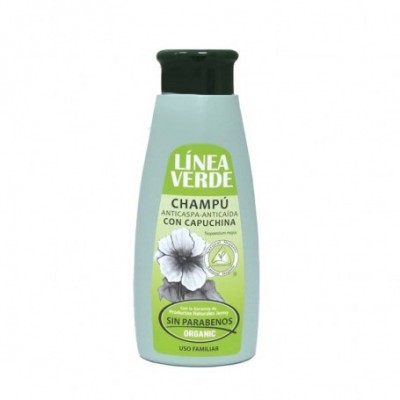Champú Anticaspa-Anticaída Capuchina 400ml LÍNEA VERDE de D´Shila D´Shila 5401020400 Cosmética Natural salud.bio