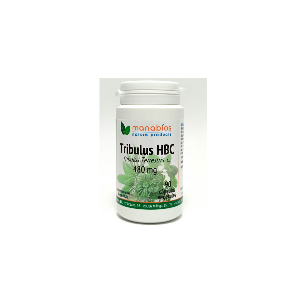 Tribulus Terrestre 90 Cápsulas Veg 480mg 90% Saponinas de Manabios Manabios 111543 Suplementos Deportivos (Complementos Alime...